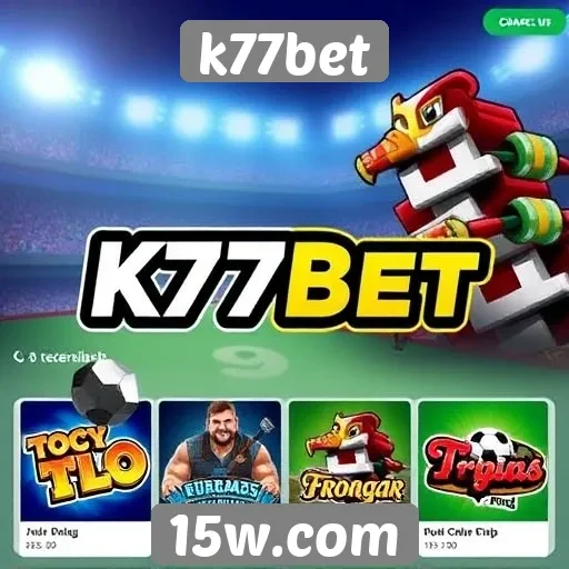 Comparação de jogos disponíveis no k77bet
